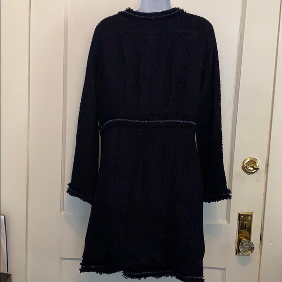 Beaded Boucle Vintage 3/4 Coat from Anthropologie - Picture 6 of 10